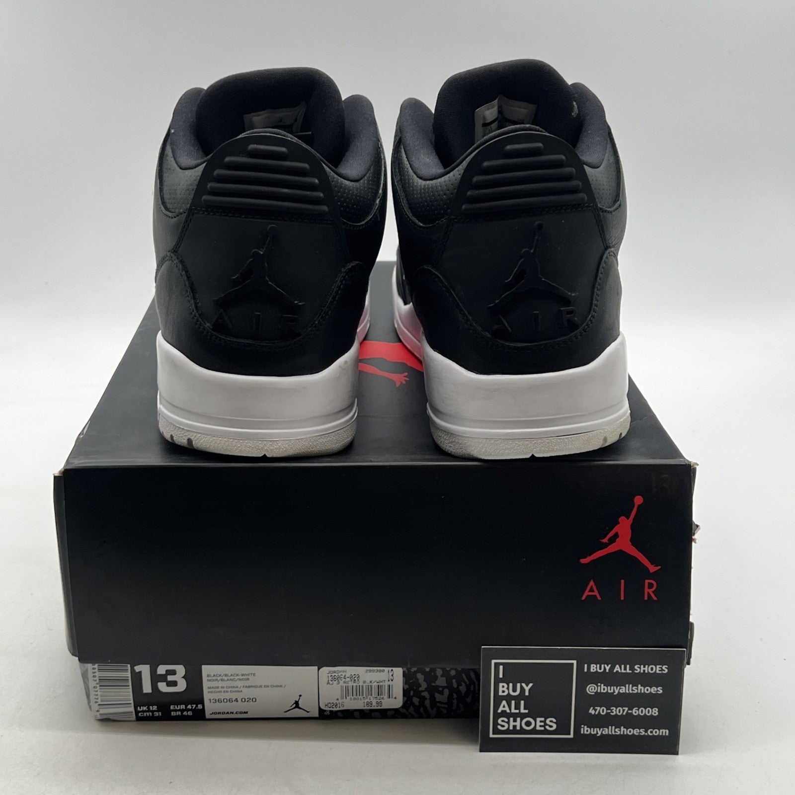Size 13 - Air Jordan 3 Retro Cyber Monday (136064-020)