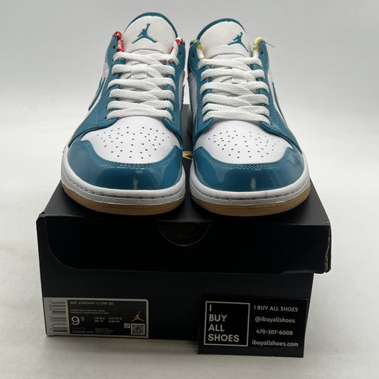 Size 9.5 - Nike Air Jordan 1 Low SE ‘Barcelona Cyber Teal’ (DC6991-400)
