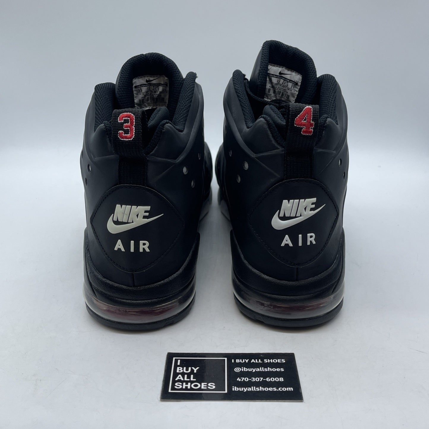 Size 13 - Nike Air Max Barkley Black Suede Leather (488119-061)