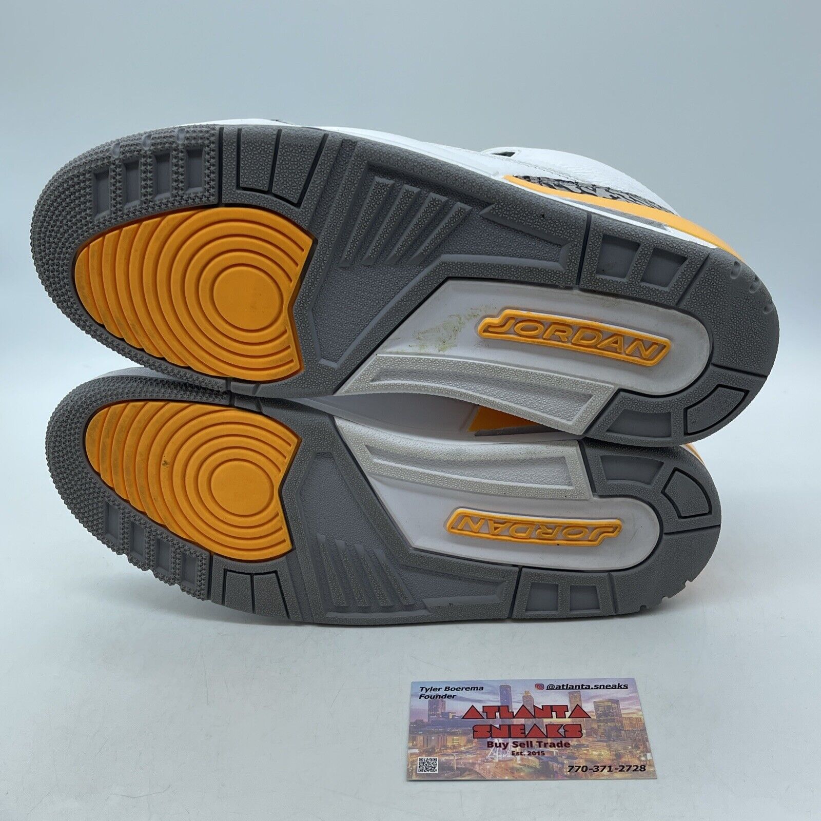 Size 10W - Air Jordan 3 Retro Laser Orange White Grey Suede (CK9246-108)