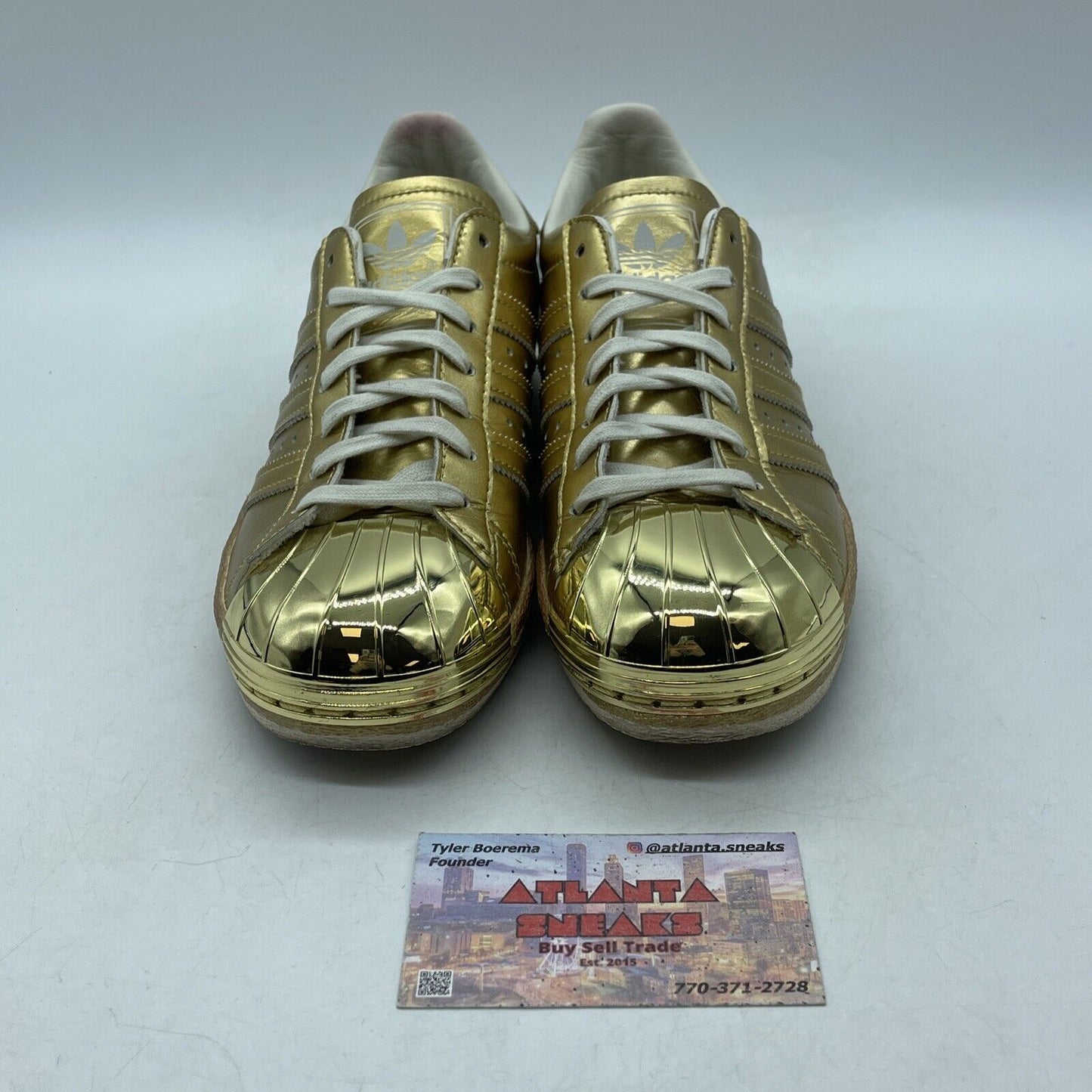 Size 4.5 - Superstar 80s Metallic Gold Pack Leather (BB2403)