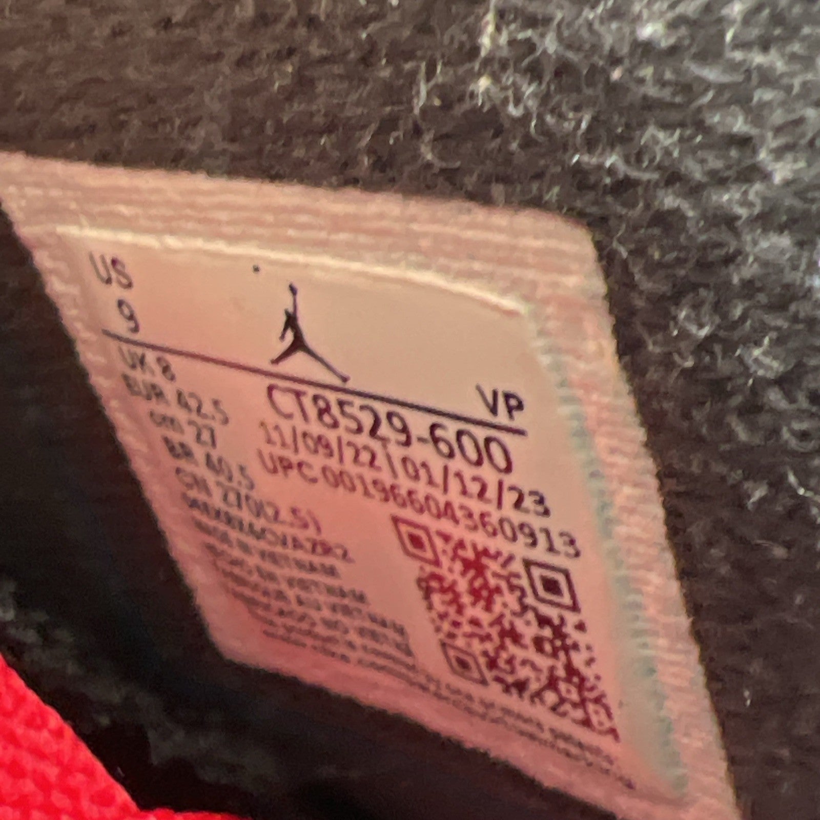 Size 9 - Air Jordan 6 Retro Toro Bravo (CT8529-600)