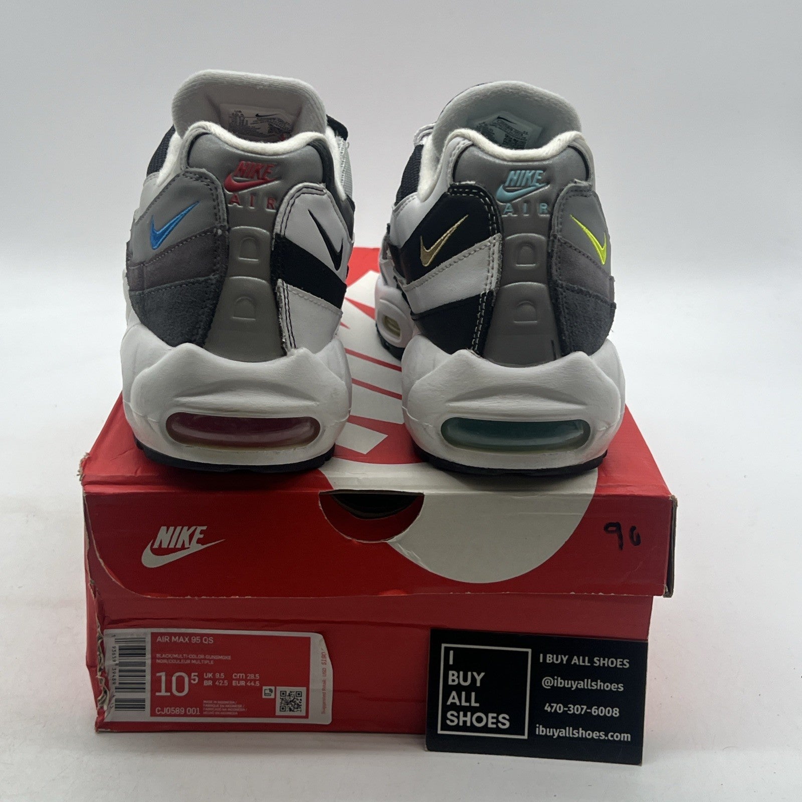 Size 10.5 - Nike Air Max 95 QS Greedy 2.0 (CJ0589-001)