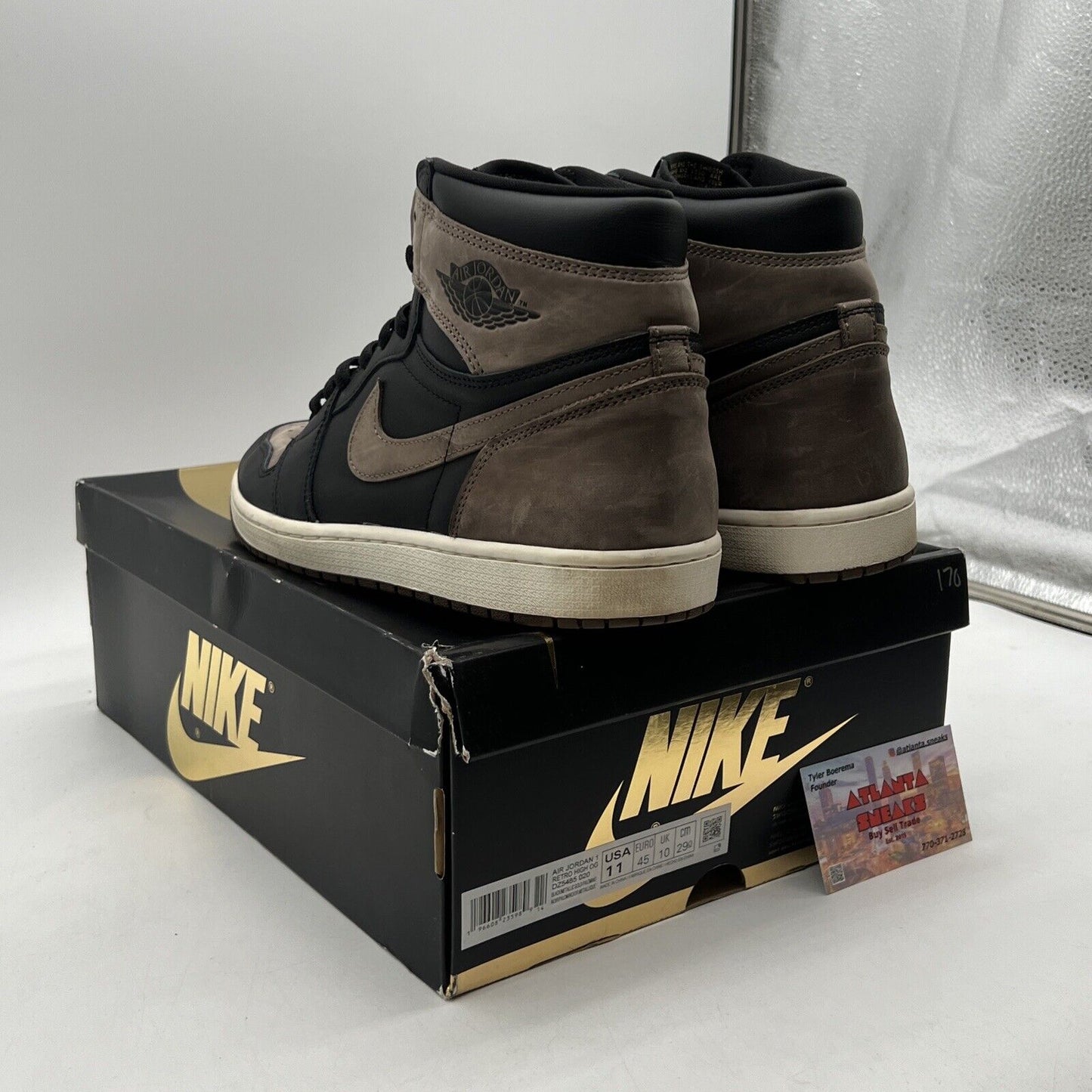 Size 11 - Jordan 1 Retro OG High Palomino Black Leather (DZ5485-020)