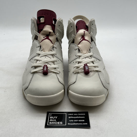 Size 10 - Air Jordan 6 Retro 2015 Maroon (384664-116)