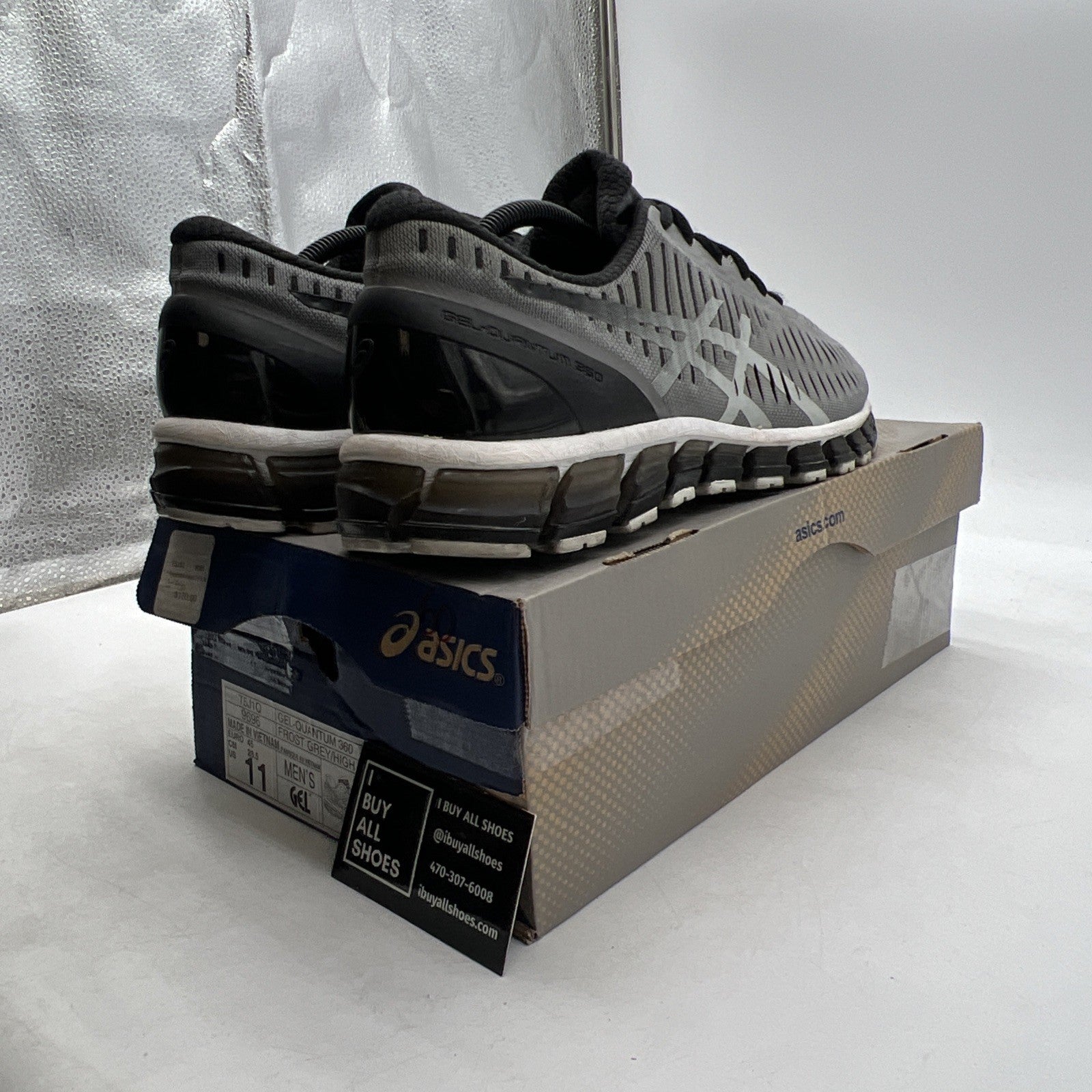 Size 11 - Asics Gel Quantum 360 Running Athletic Shoes Frost Grey (T5J1Q-9696)