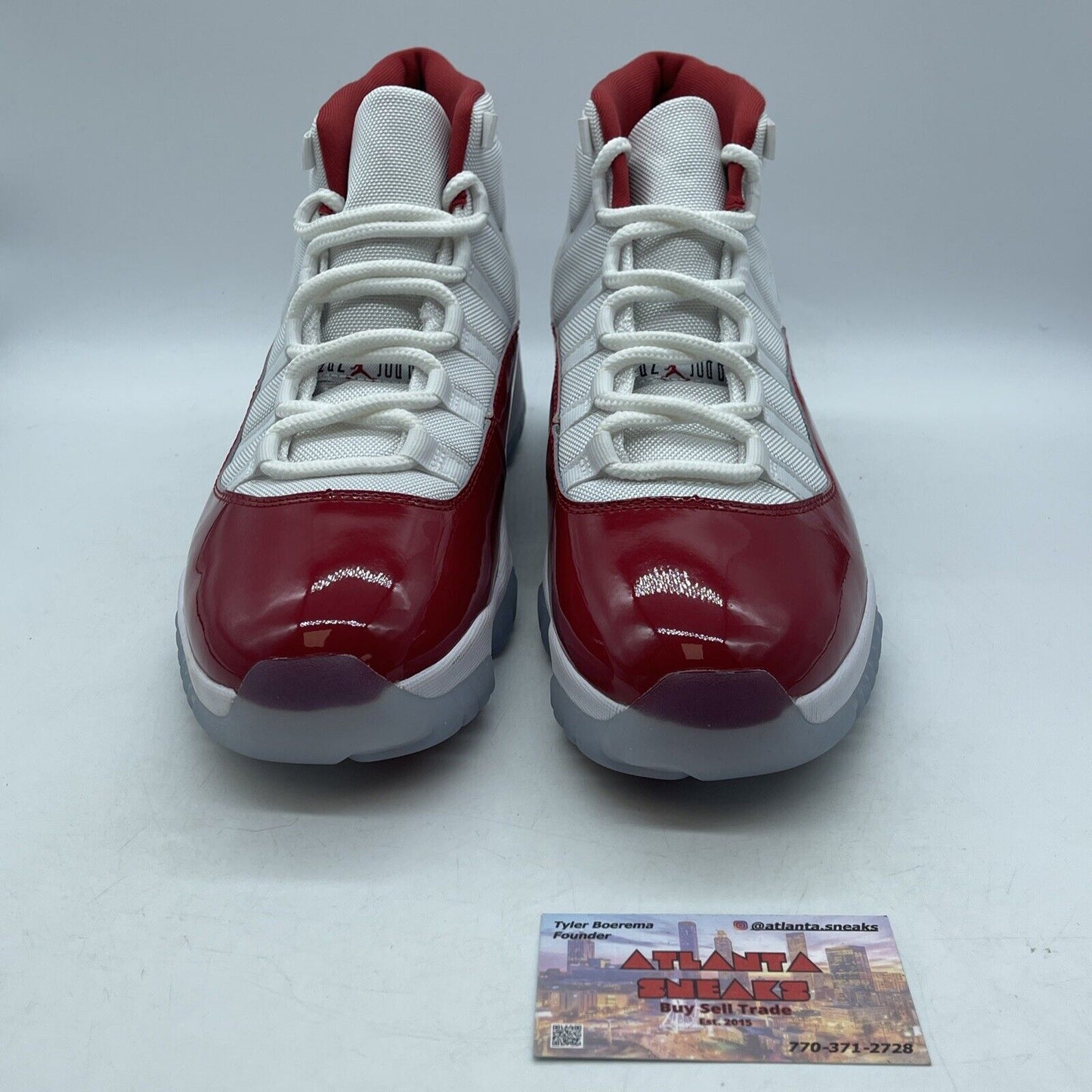 Size 11.5 - Jordan 11 Retro High Cherry White Red Leather (CT8012-116)