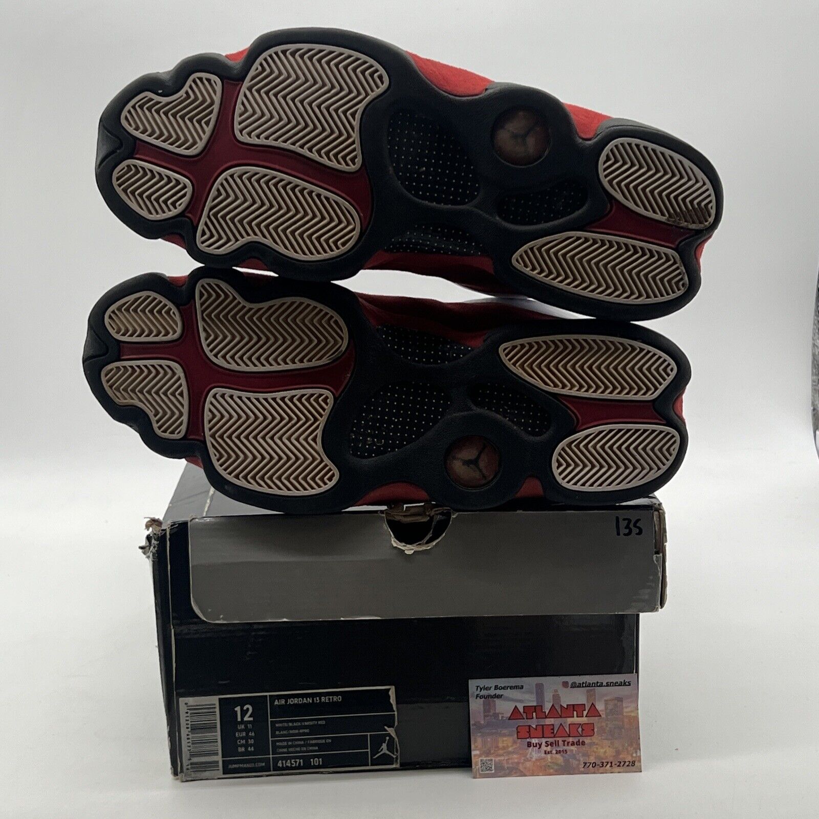 Size 12 - Air Jordan 13 Retro 2010 Cherry (414571-101)