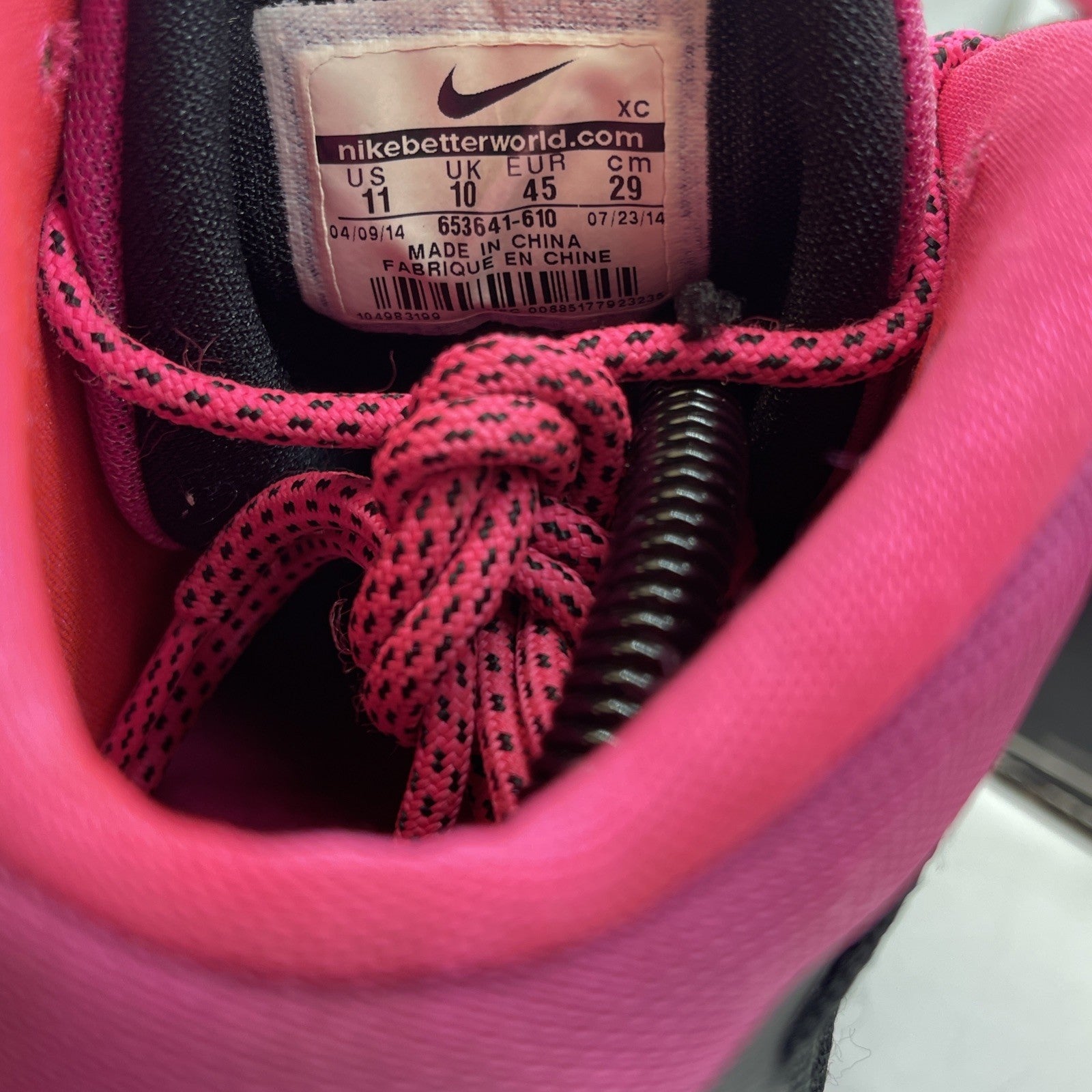 Size 11 - Nike Zoom Soldier 8 Pink (653641-610)