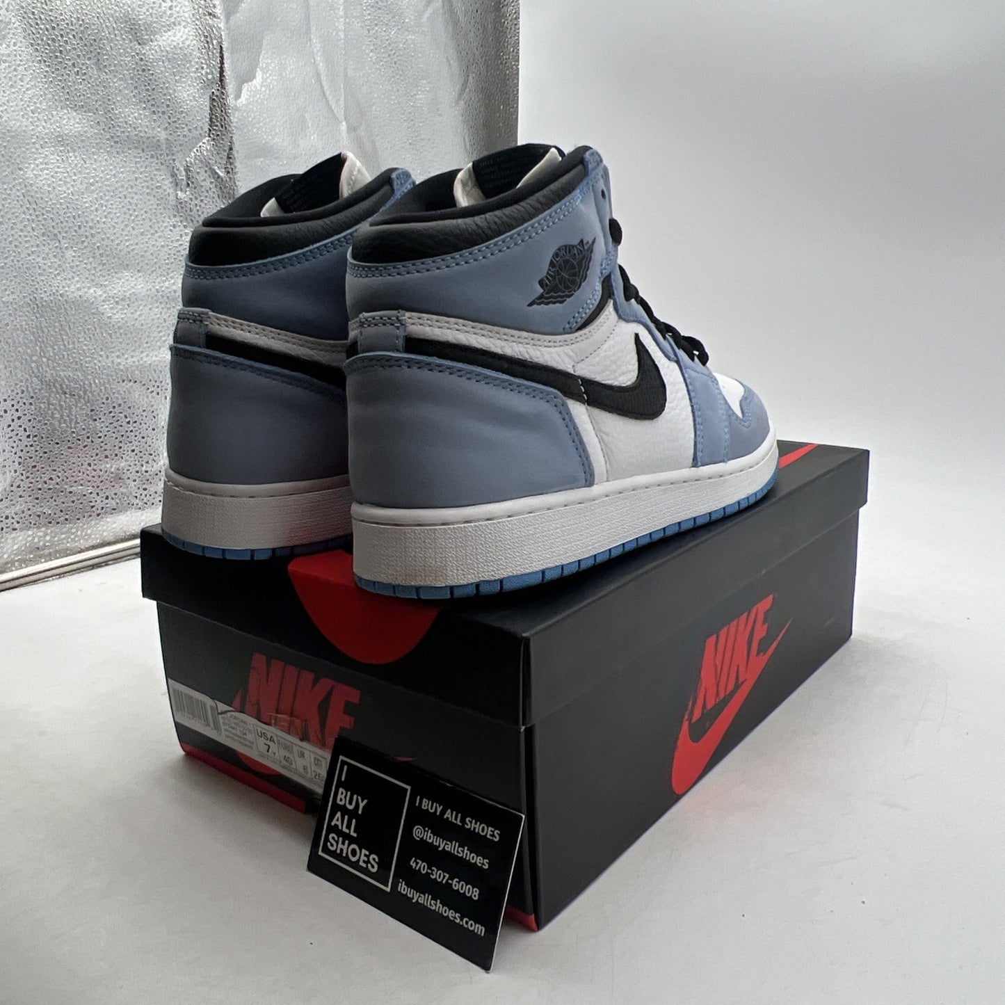 Size 7 - Air Jordan 1 Retro OG High University Blue (575441-134)
