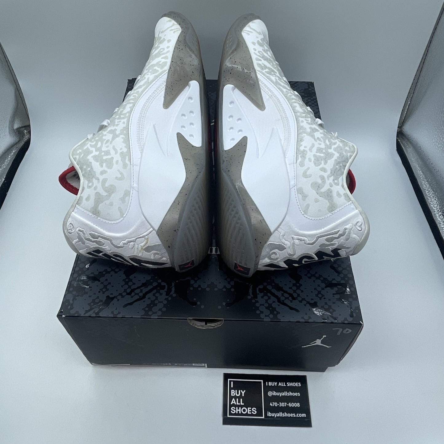 Size 12 - Jordan Zion 3 Fresh Paint White Grey Suede Leather (DR0675-106)