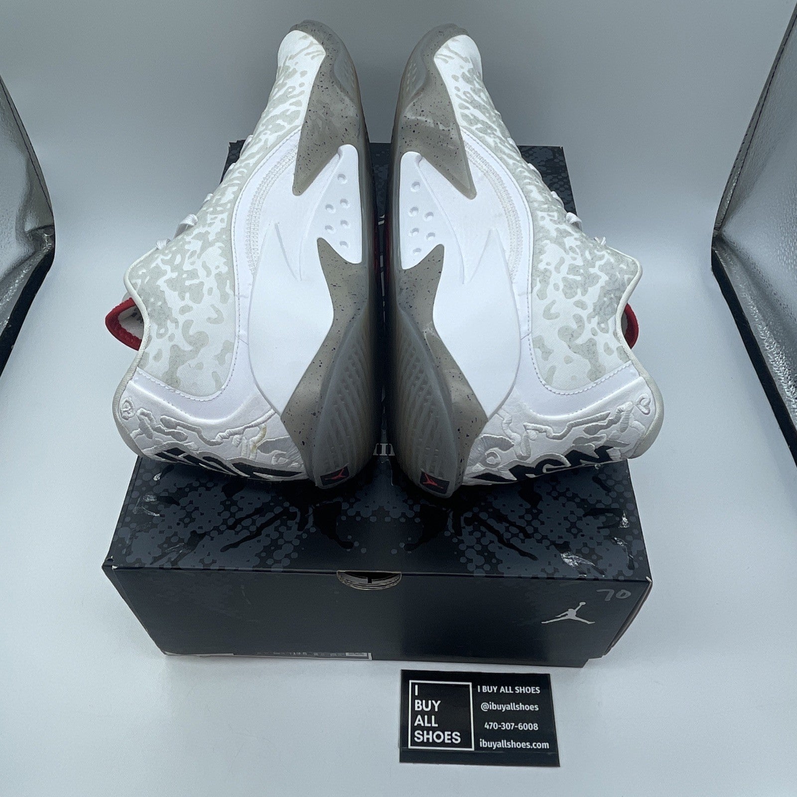Size 12 - Jordan Zion 3 Fresh Paint White Grey Suede Leather (DR0675-106)