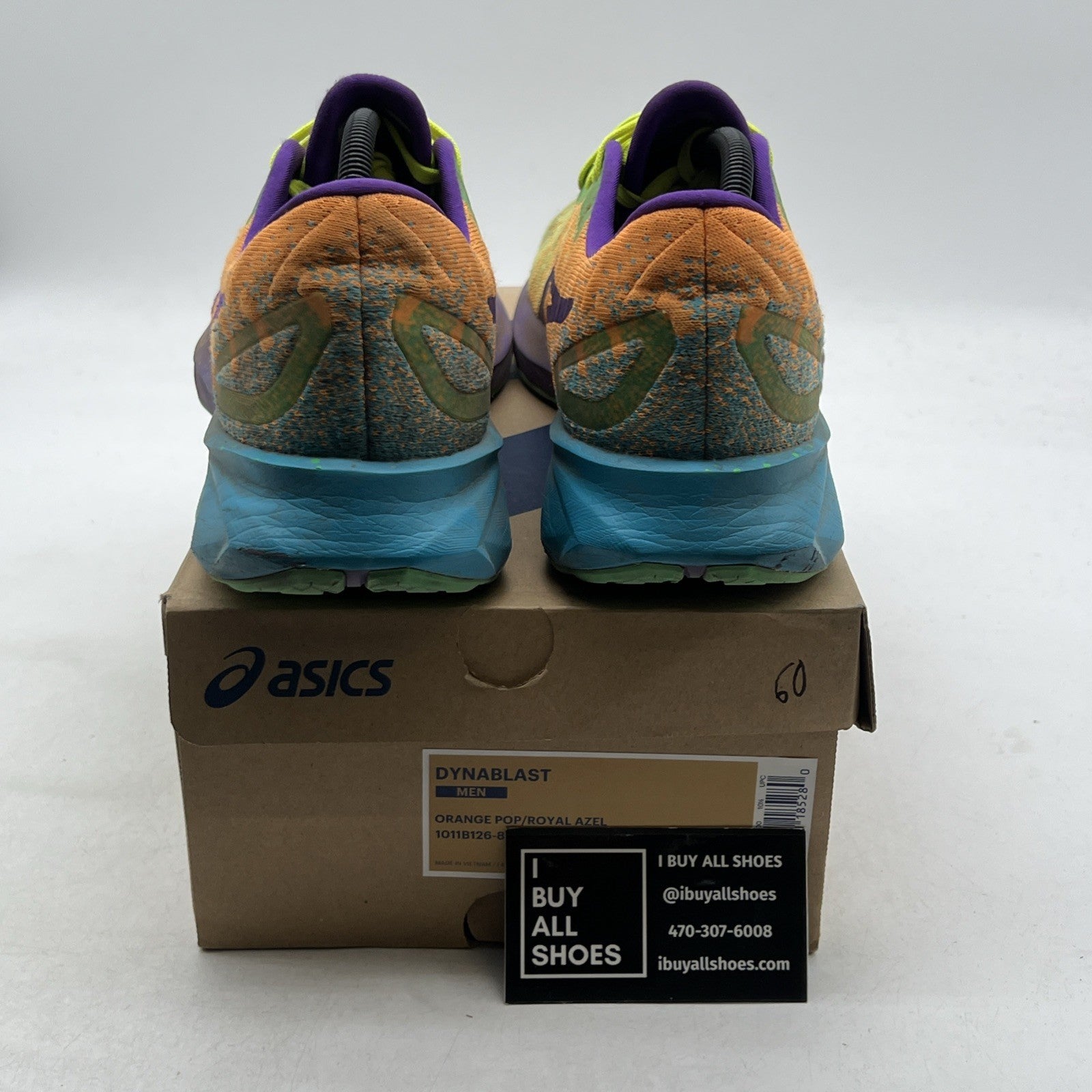 Size 10.5 - Asics DynaBlast Orange Pop Azel (1011B126-800)