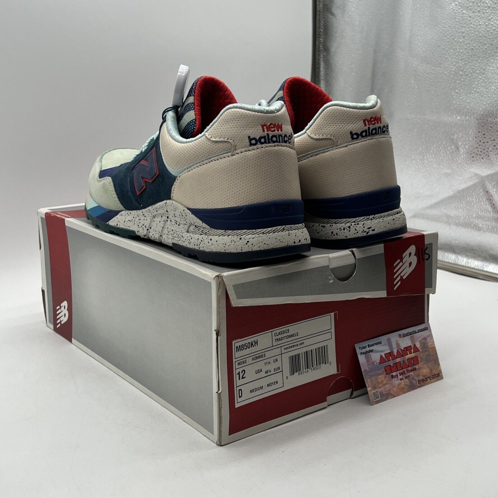 Size 12 - New Balance Ronnie Fieg x 850 Brooklyn Bridge Navy Tan (M850KH)