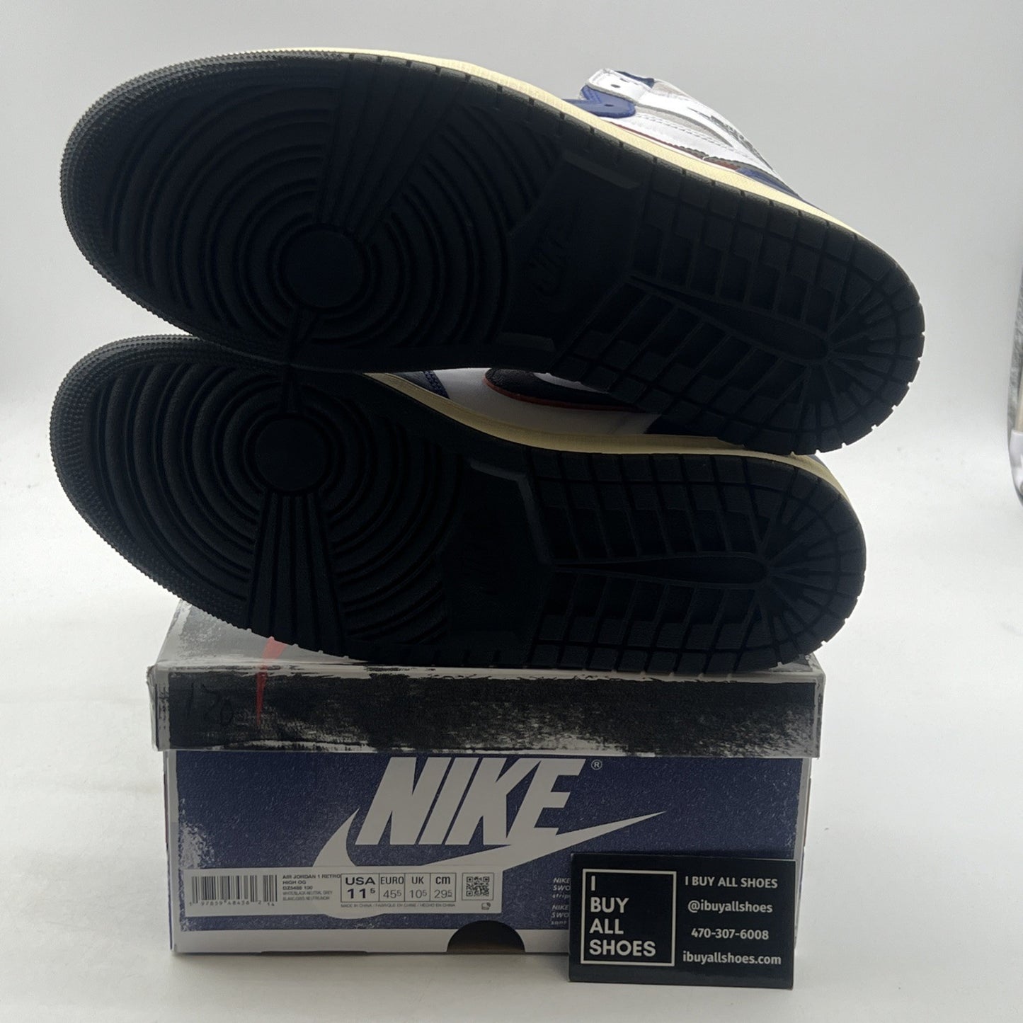 Size 11.5 - Air Jordan 1 Retro OG High Rare Air - Deep Royal Blue (DZ5485-100)