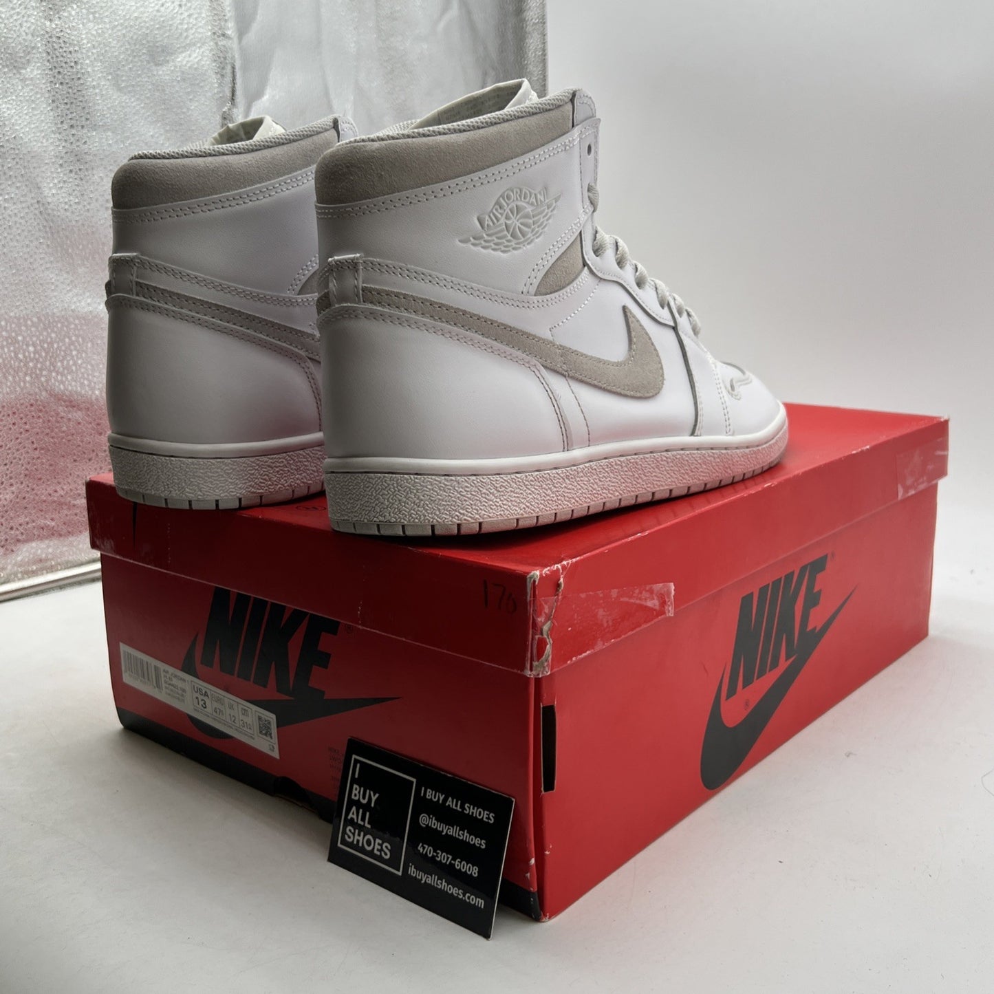 Size 13 - Air Jordan 1 Retro High 85 OG Neutral Gray (BQ4422-100)