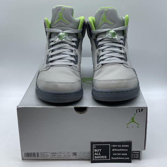 Size 10.5 - Jordan 5 Retro Green Bean Grey Leather (DM9014-003)