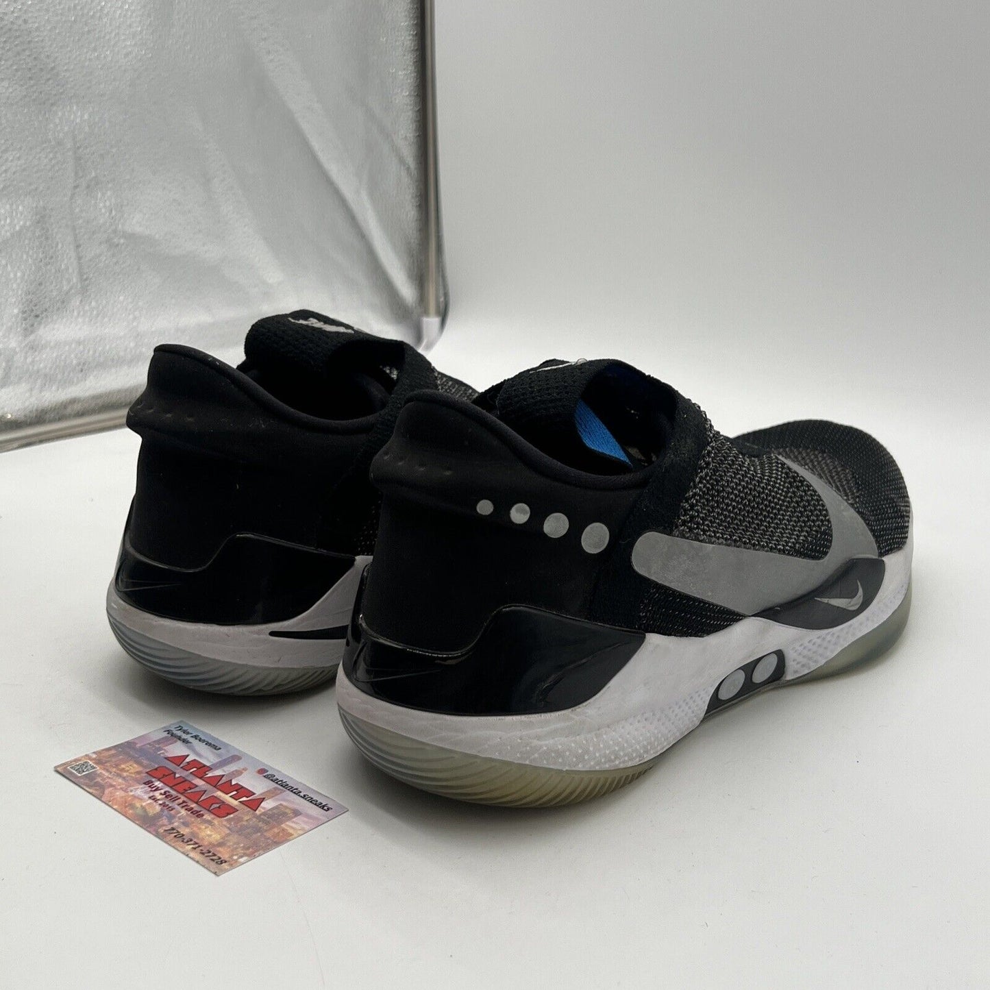 Size 13 - Nike Adapt BB Black - White Icey Black (AO2582-001)