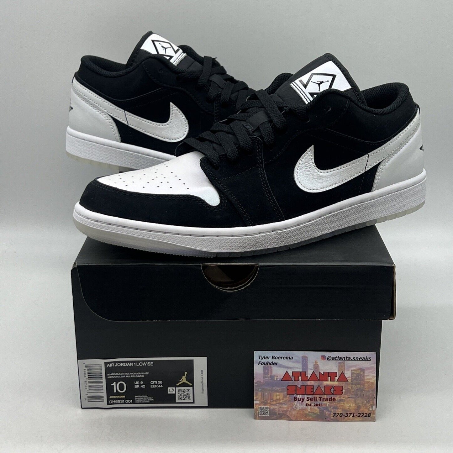 Size 10 - Jordan 1 Low SE Diamond Brand New Og All