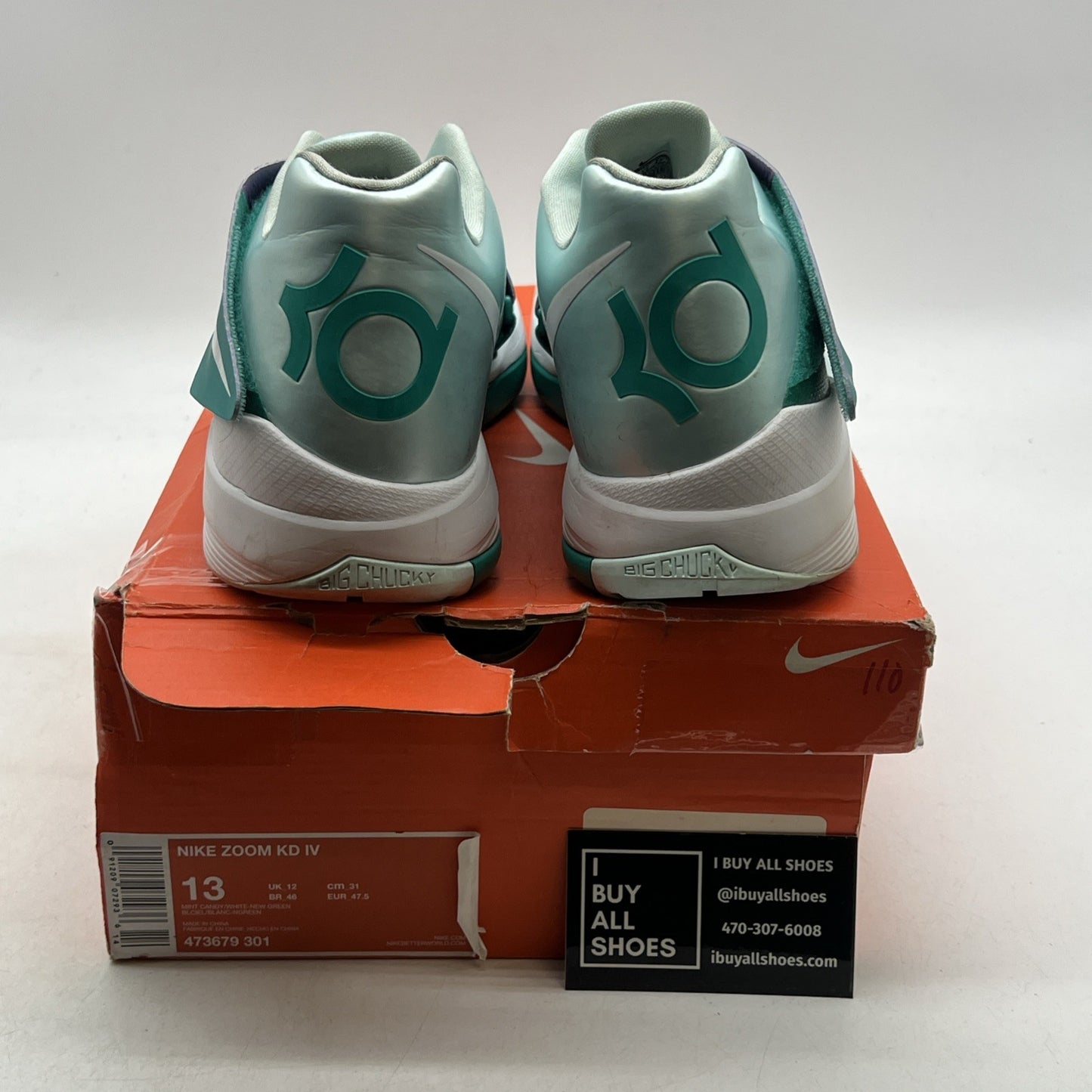 Size 13 - Nike Zoom KD 4 Easter (473679-301)