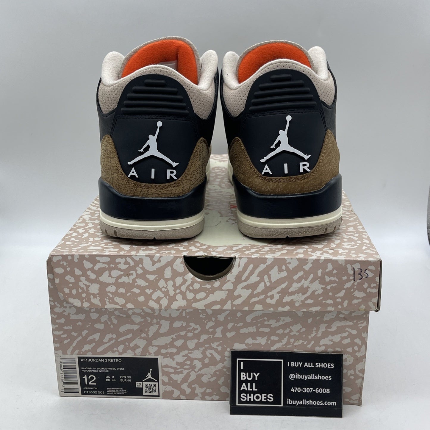 Size 12 - Air Jordan 3 Retro Mid Desert Elephant (CT8532-008)