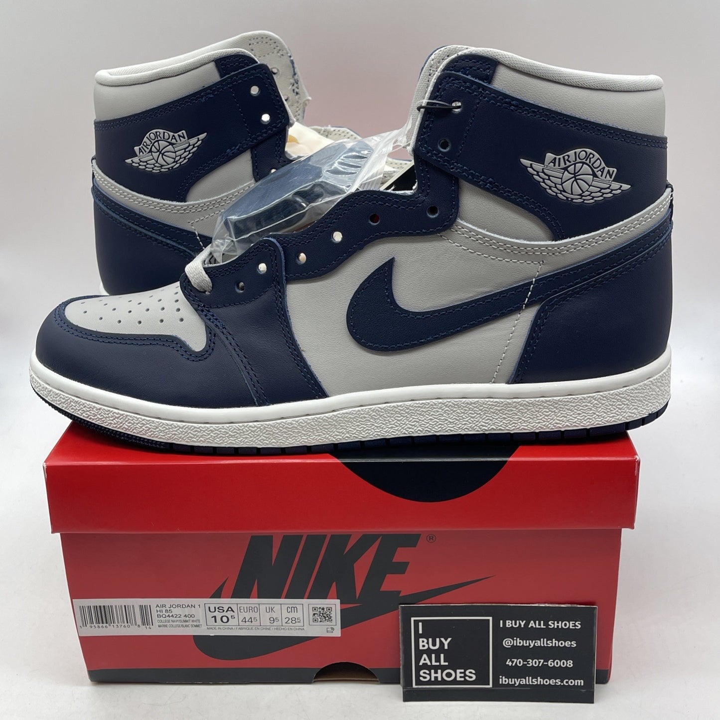 Size 10.5 - Air Jordan 1 Retro '85 High Georgetown (BQ4422-400)