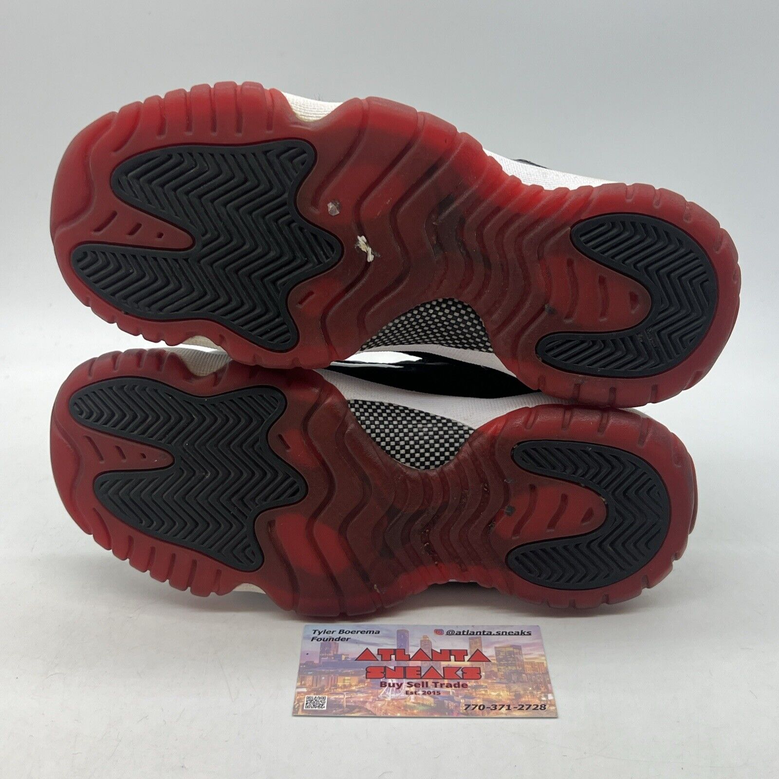 Size 4Y - Jordan 11 Retro Bred 2012 White Red Black (378038-010)