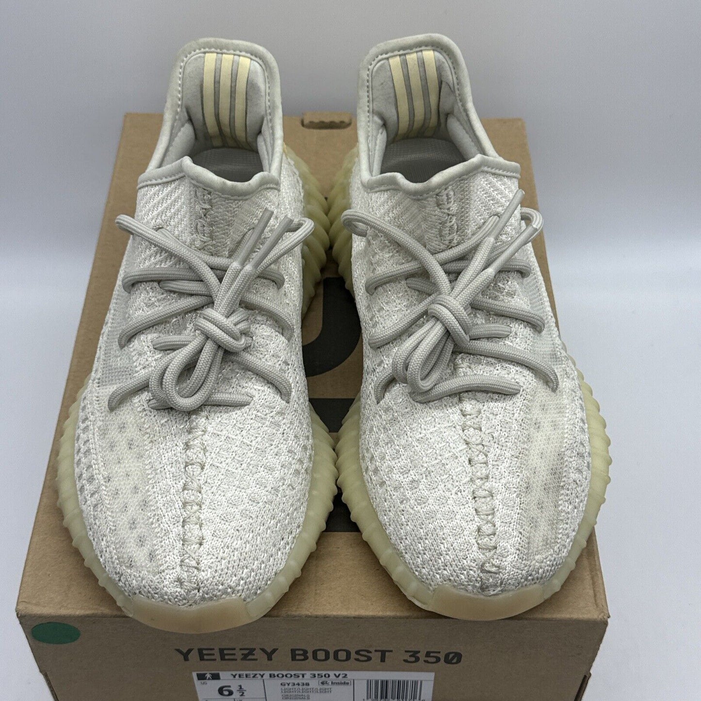 Size 6.5 - adidas Yeezy Boost 350 V2 Low Light Yellow Color Changing Boost Kanye