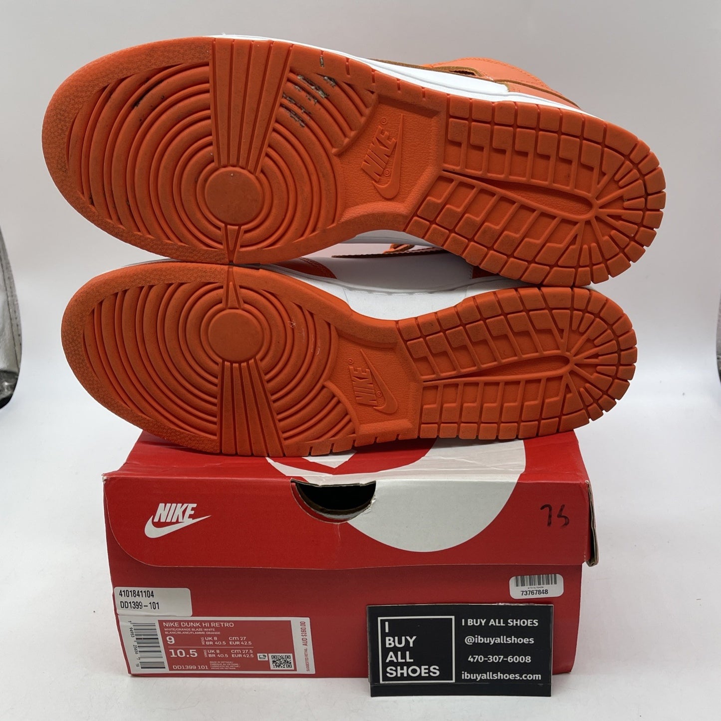 Size 9 - Nike Dunk SP 2021 High Syracuse (DD1399-101)