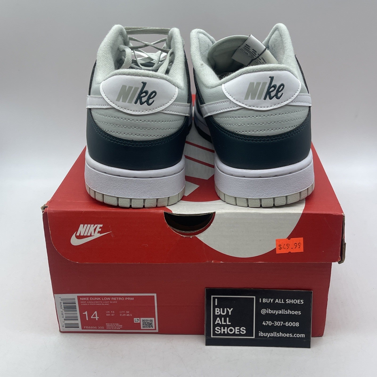 Size 14 - Nike Dunk Premium Low Split Deep Jungle (FB8896-300)
