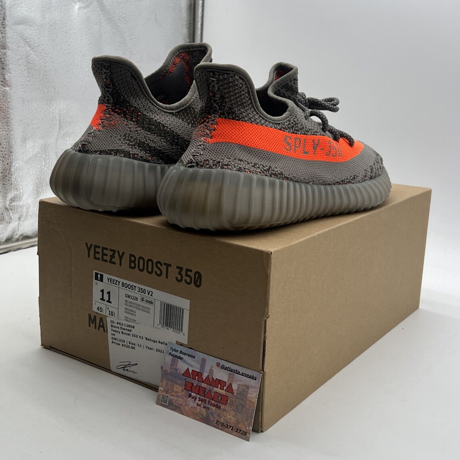 Size 11 - adidas Yeezy Boost 350 V2 Low Beluga Reflective (GW1229)