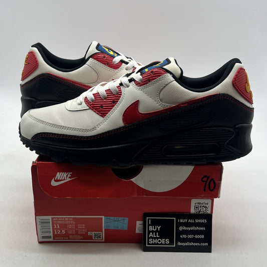 Size 11 - Nike Air Max 90 SE Sail University Red (DX3276-133)