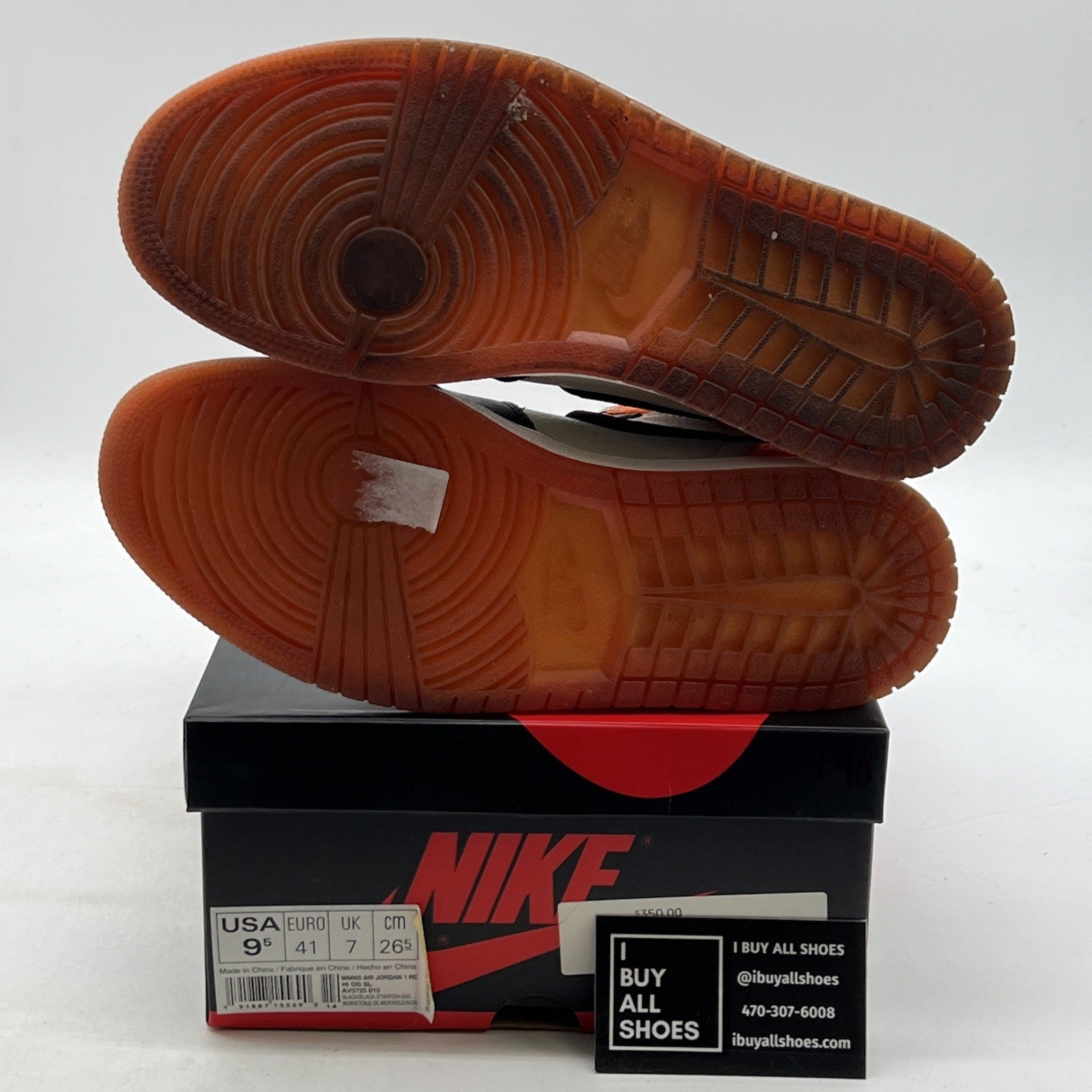 Size 9.5 - Air Jordan 1 Retro OG High Satin Shattered Backboard W (AV3725-010)