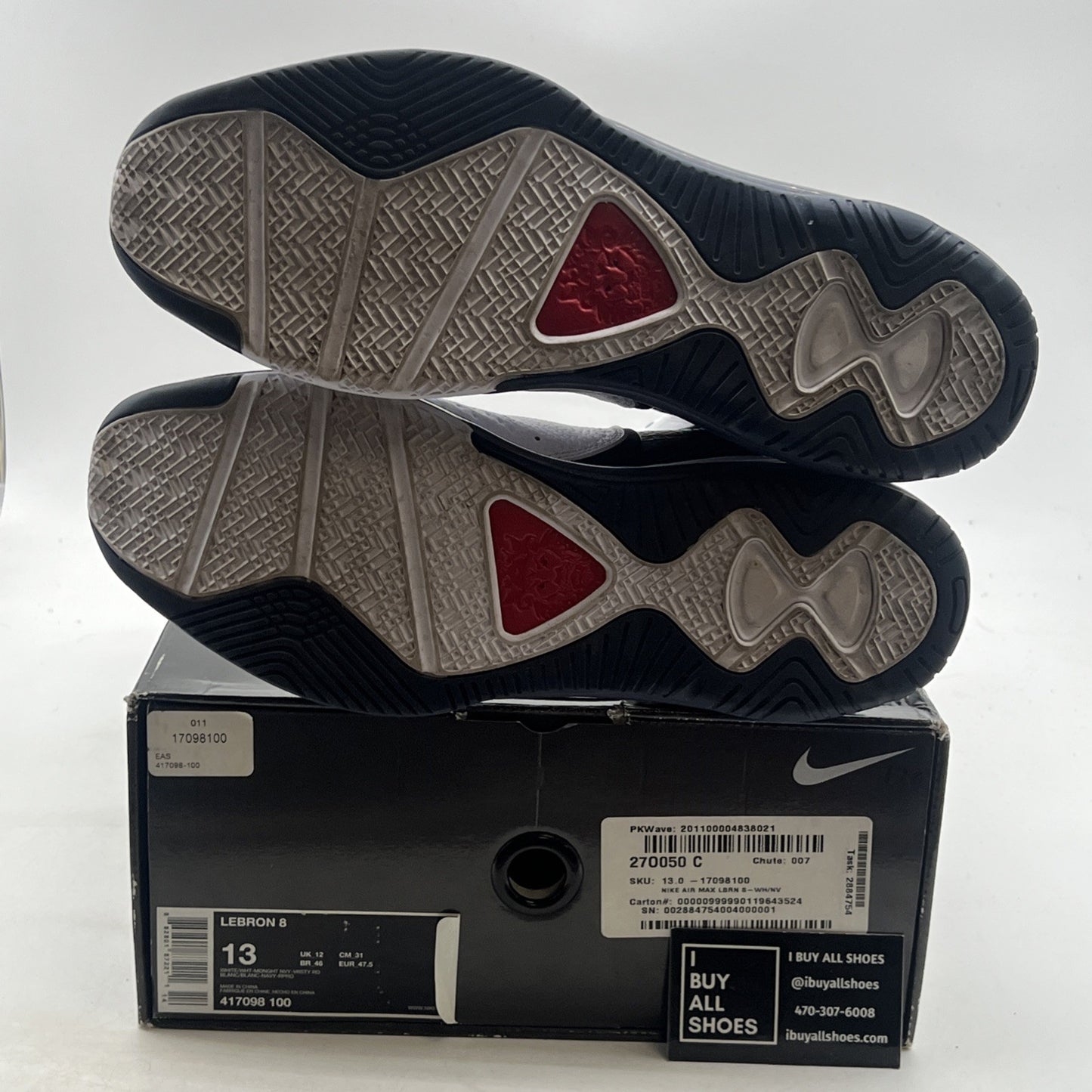 Size 13 - Nike Lebron 8 Veterans Day (417098-100)