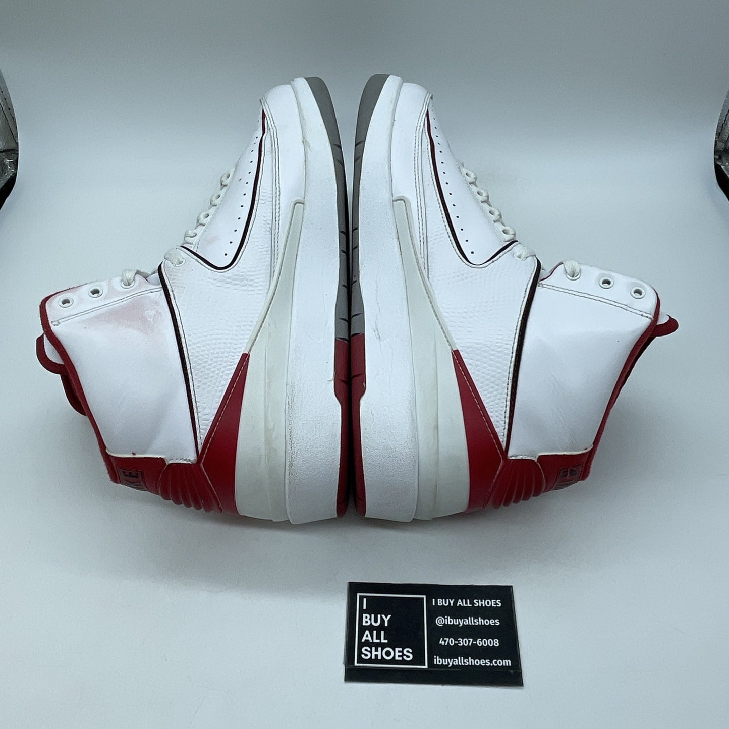 Size 12 - Air Jordan 2 Retro Chicago Home White Red Leather (385475-102)
