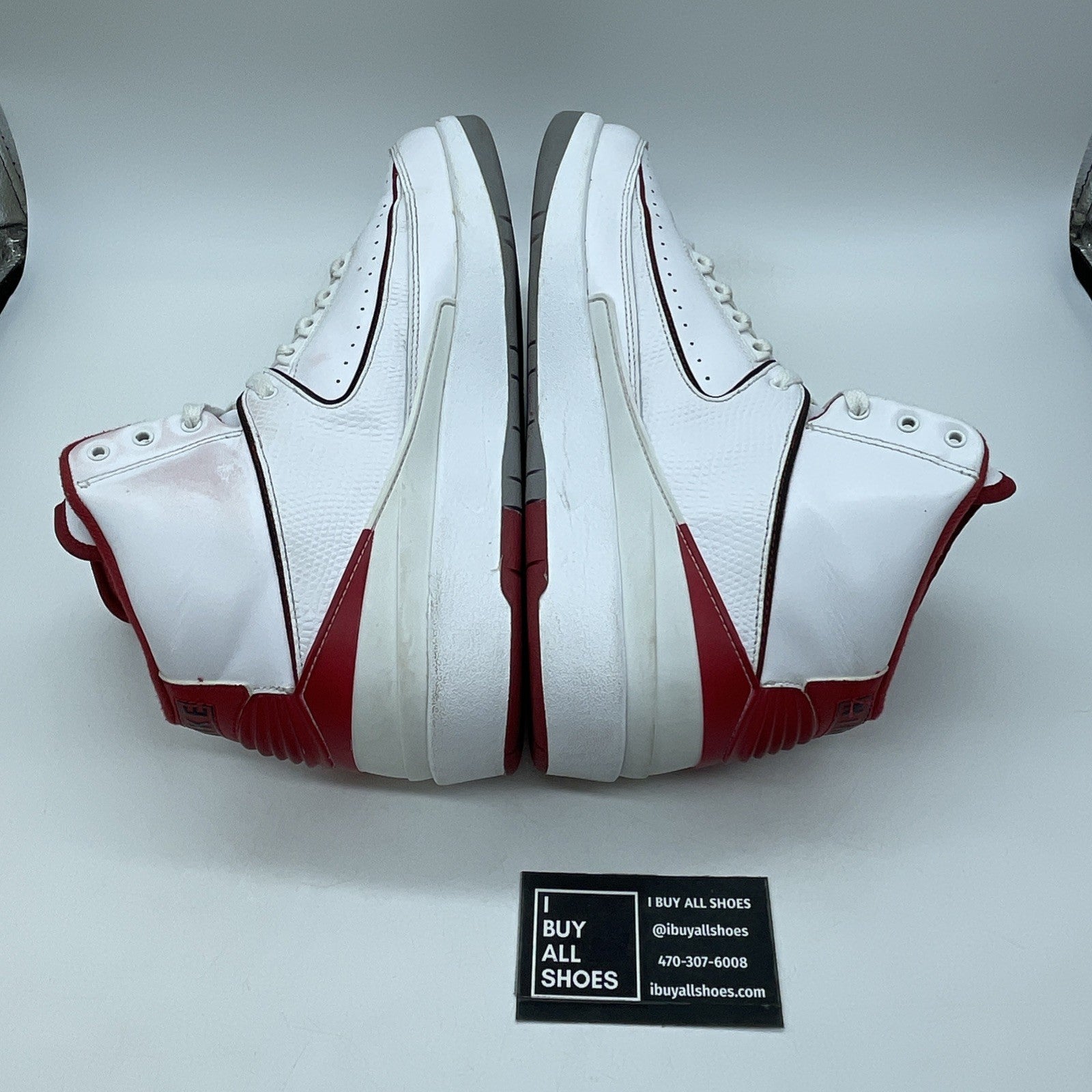 Size 12 - Air Jordan 2 Retro Chicago Home White Red Leather (385475-102)