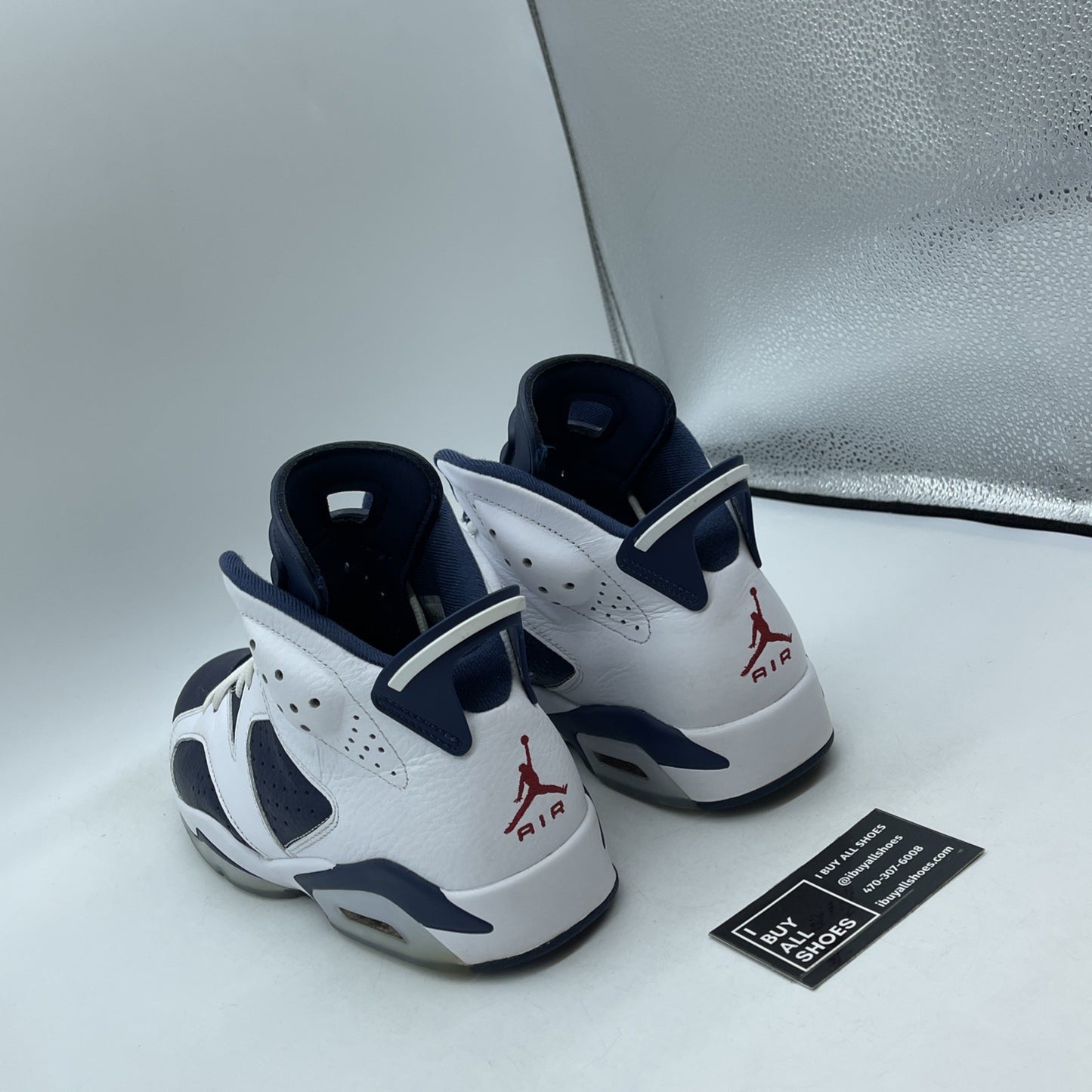 Size 9.5 - Air Jordan 6 Retro 2024 Olympic Blue White Leather (CT8529-164