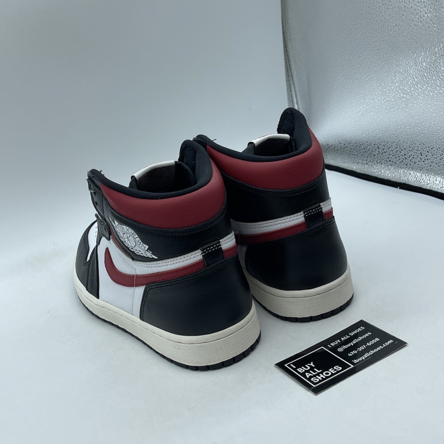 Size 9.5 - Air Jordan 1 Retro OG High Crimson Tint Black Leather (555088-081)