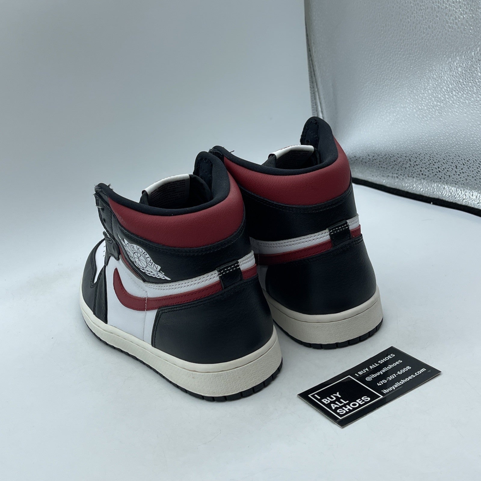 Size 9.5 - Air Jordan 1 Retro OG High Crimson Tint Black Leather (555088-081)