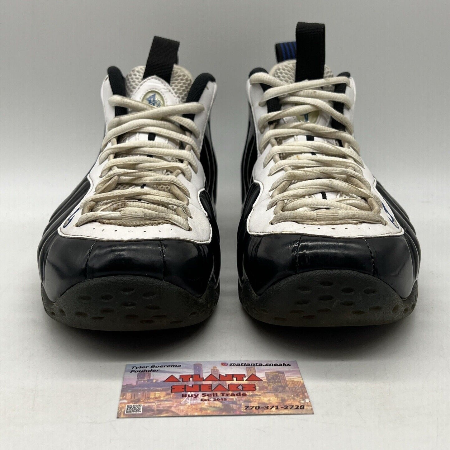Size 12 - Nike Air Foamposite One Concord Black White (314996-005)