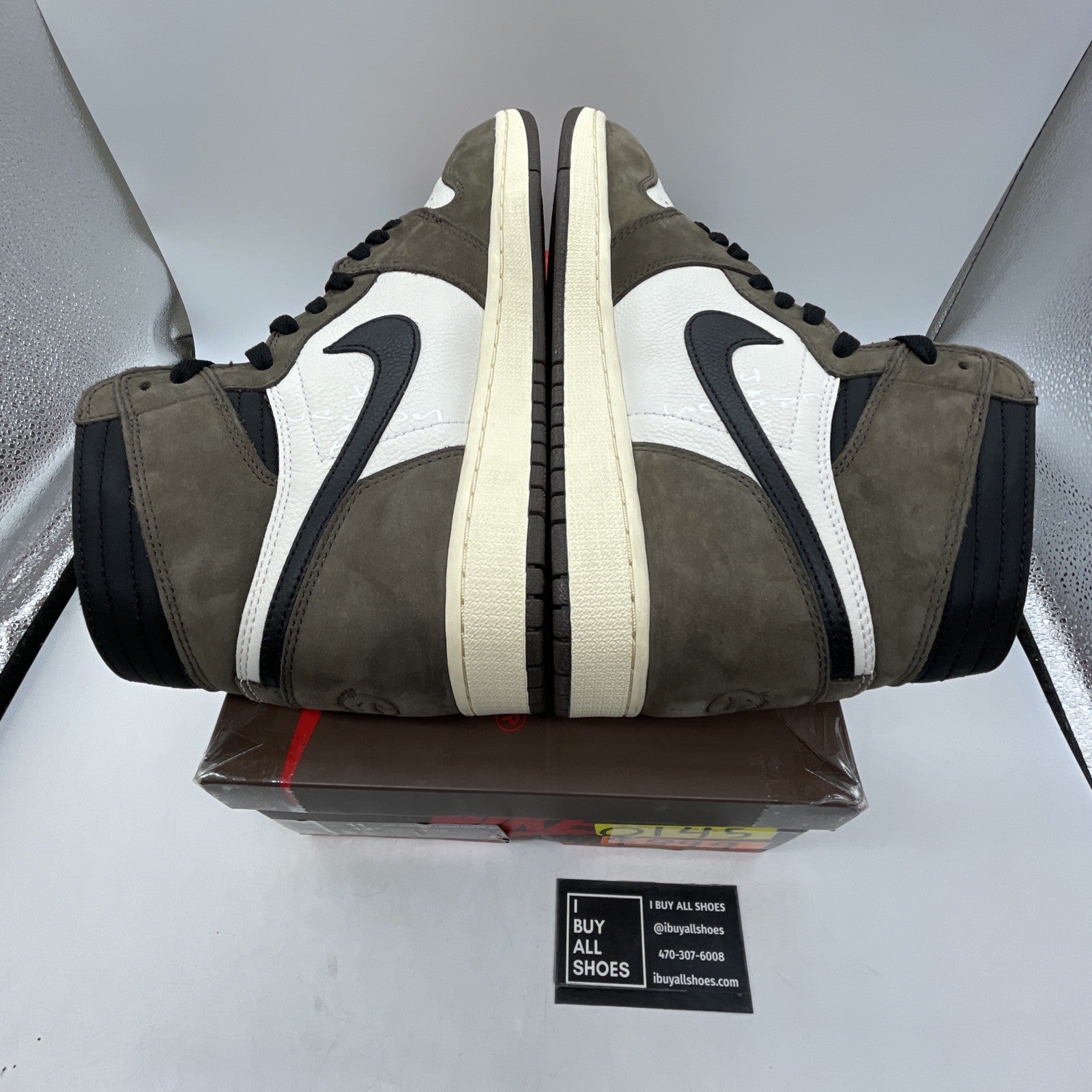 Size 11 - Air Jordan 1 Retro OG x Travis Scott High Mocha (CD4487-100)