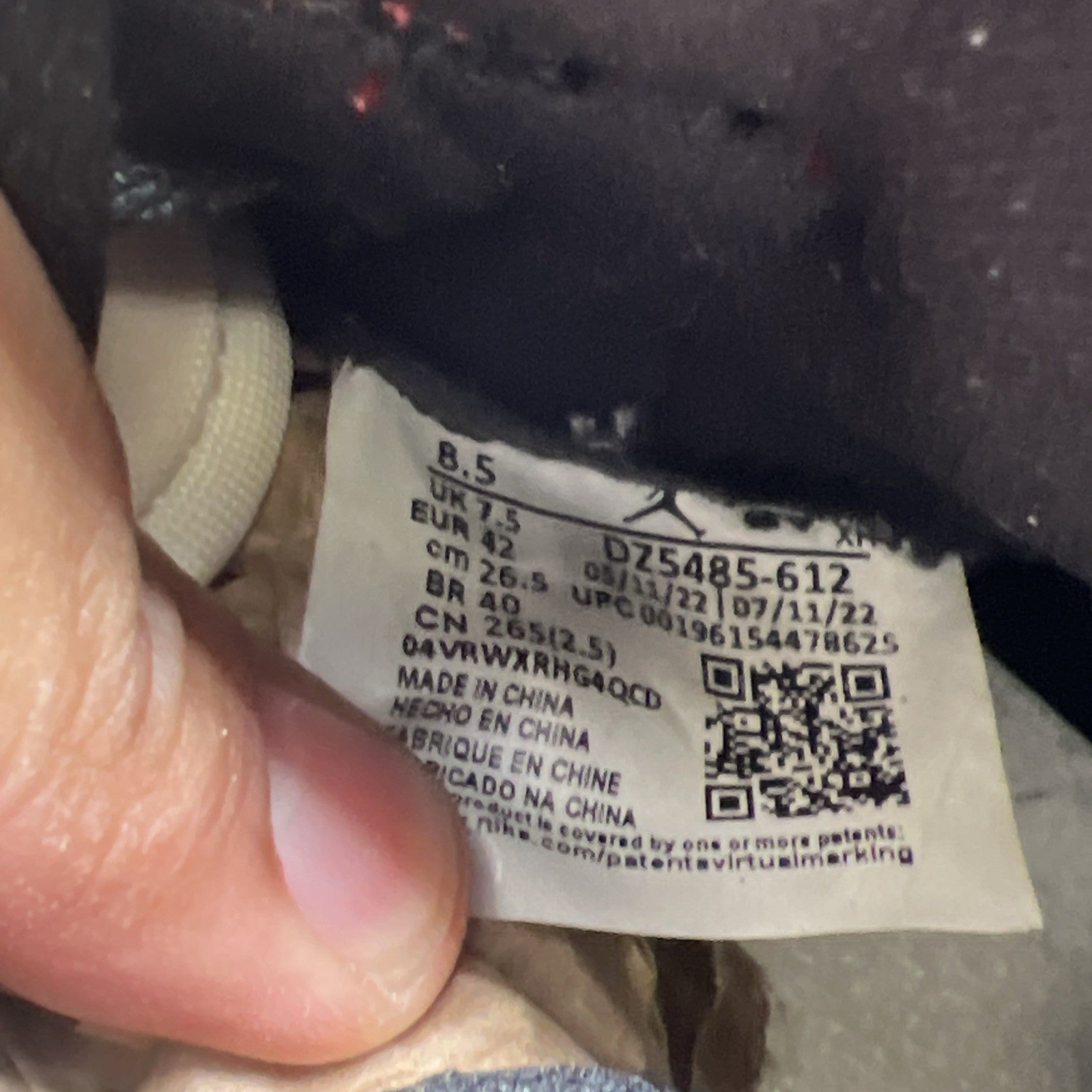 Size 8.5 - Air Jordan 1 Retro High Chicago Reimagined Lost & Found (DZ5485-612)
