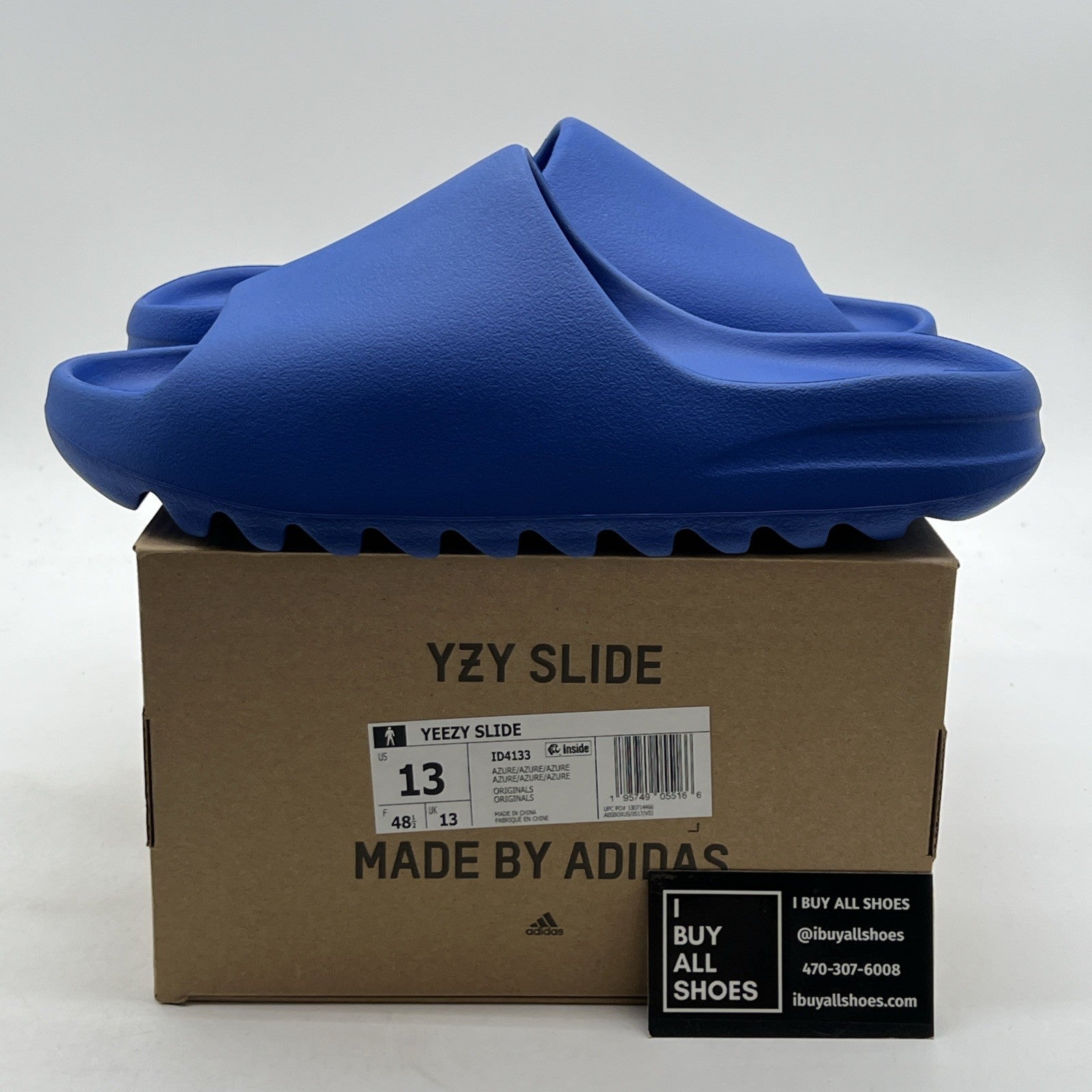 Size 13 - Adidas Yeezy Slide “Azure” (ID4133)