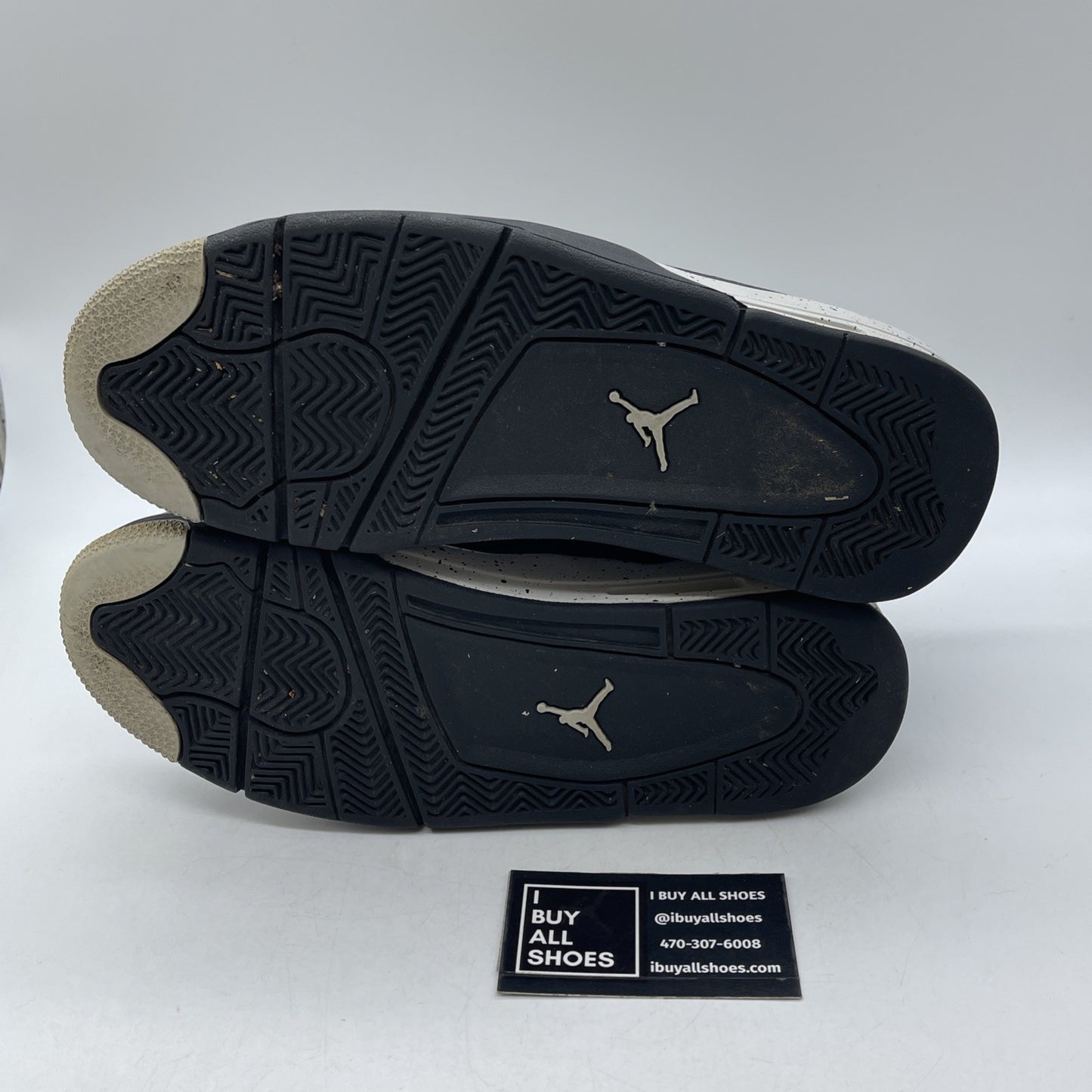 Size 8.5 - Air Jordan 4 Retro LS oreo 2015 (314254-003)