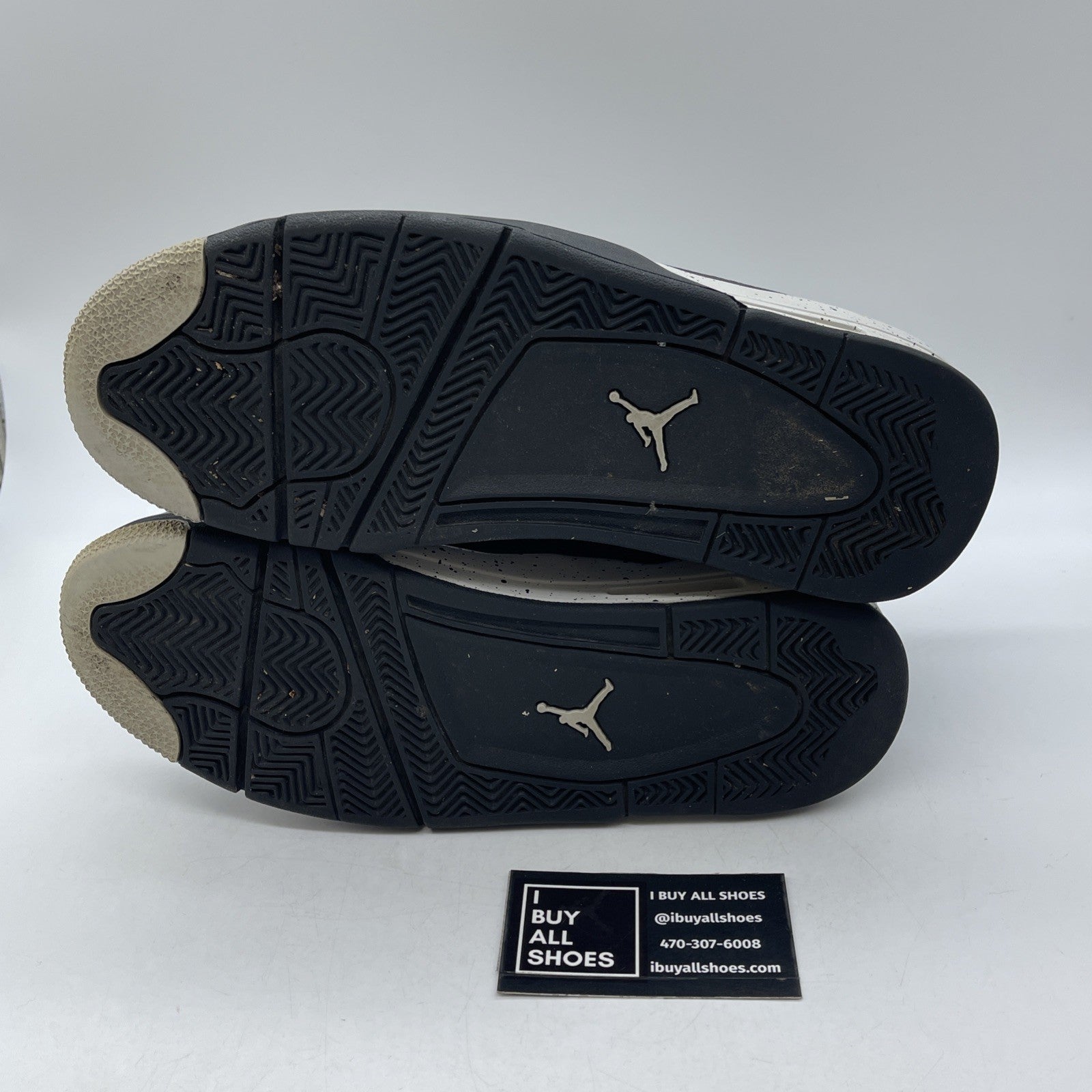 Size 8.5 - Air Jordan 4 Retro LS oreo 2015 (314254-003)