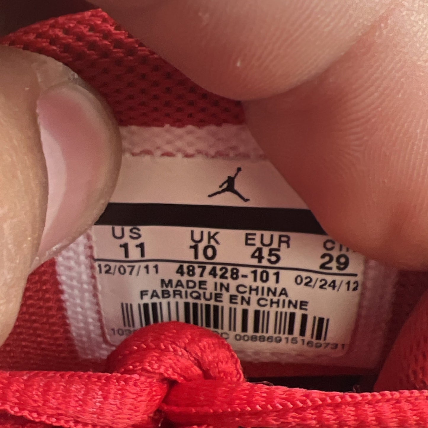 Size 11 - Jordan CP3.V PE Playoff (487428-101)
