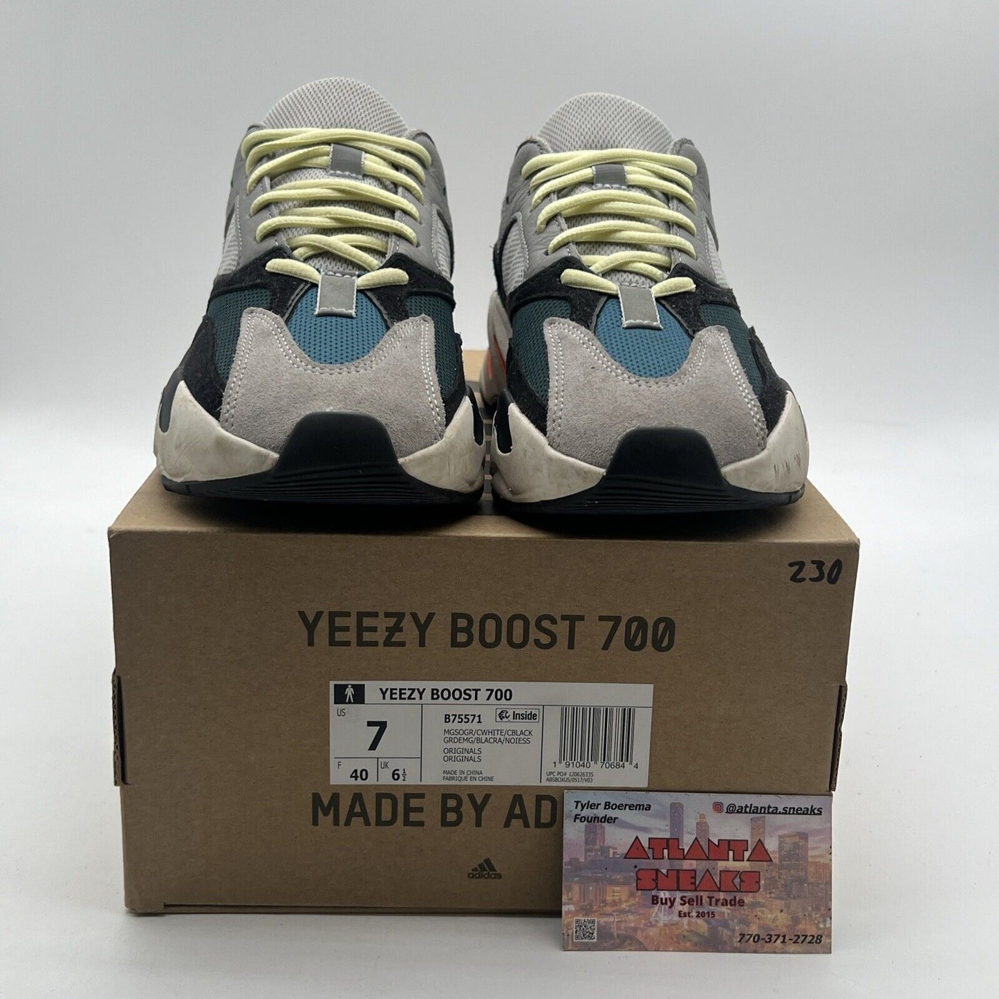 Size 7 - adidas Yeezy Boost 700 Low Wave Runner (B75571)