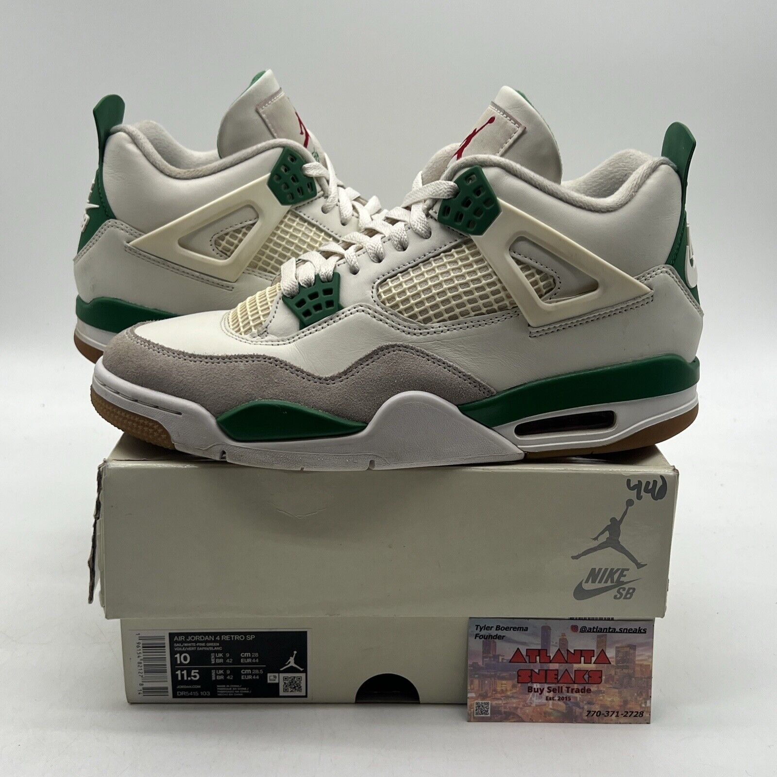 Size 10 - Jordan 4 Retro SP x Nike SB Mid Pine Green Grey (DR5415-103)