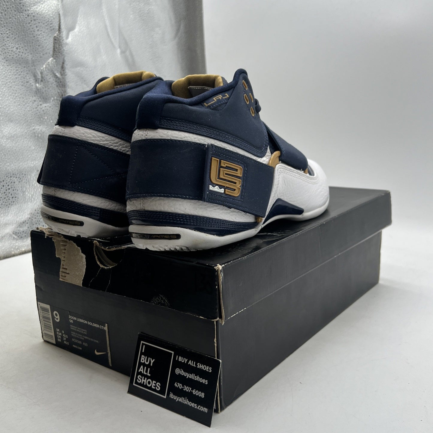 Size 9 - Nike LeBron Soldier 1 25 Straight (AO2088-400)