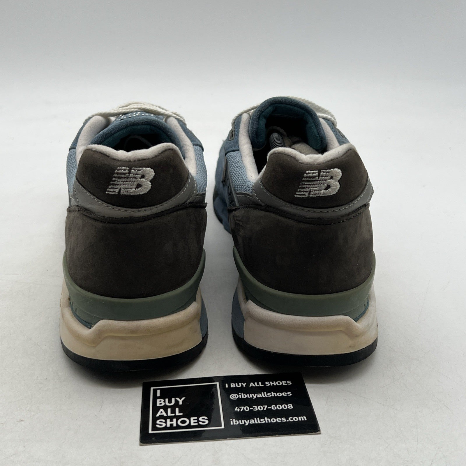 Size 13 - New Balance 998 Made in USA Blue Denim (M998BD)